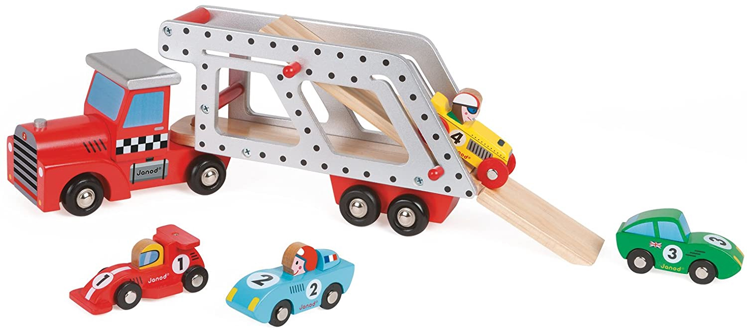 Camion porte voiture jouet - Jeux & Jouets sur Rue du Commerce