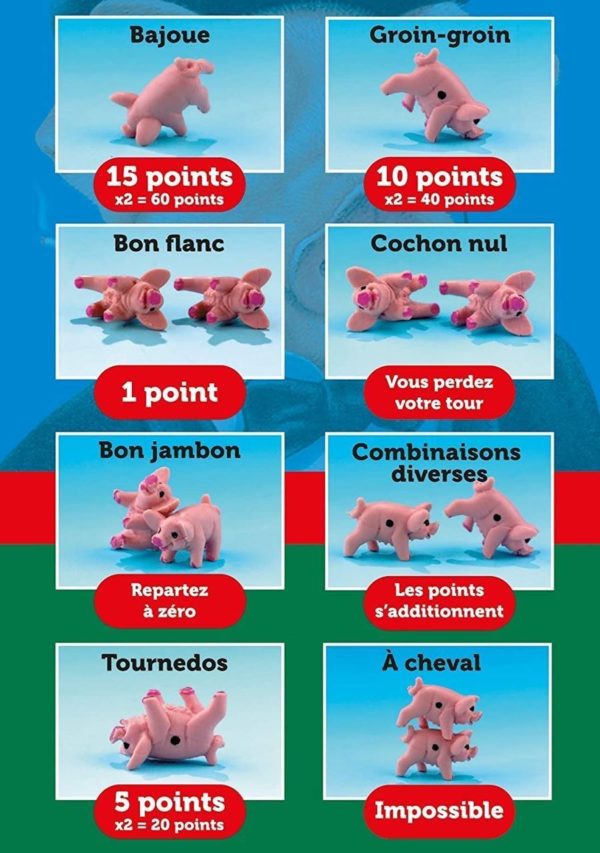 Jeu De Société Original Funny Pigz – Big Hole – Jeu De Dés Cochon – Logoplay